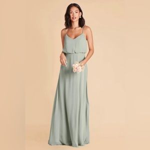 NWT Birdy Grey Sage size small Gwennie Chiffon dress